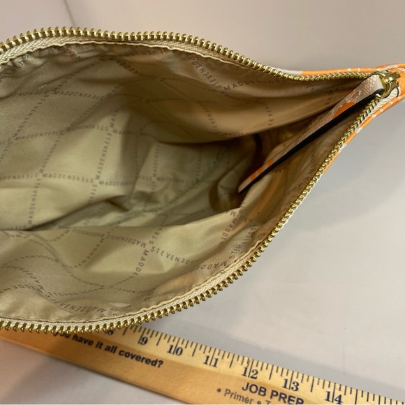 GOOD Steve Madden Tote Purse w/ Small Zipper Bag, Peach - Picture 11 of 11